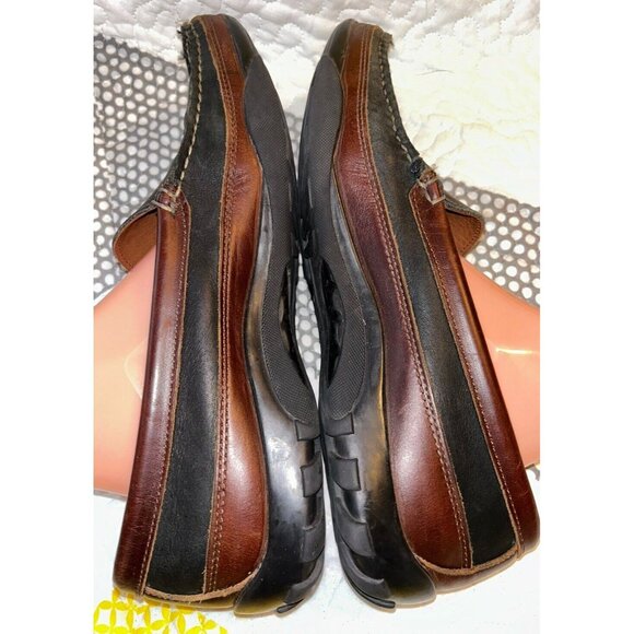 Allen Edmonds Sz 10.5 D Boulder Venetian Driving Moccasin Loafer Black Brown main image 9